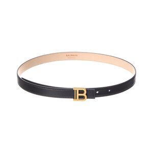 Balmain Leather Belt, Black